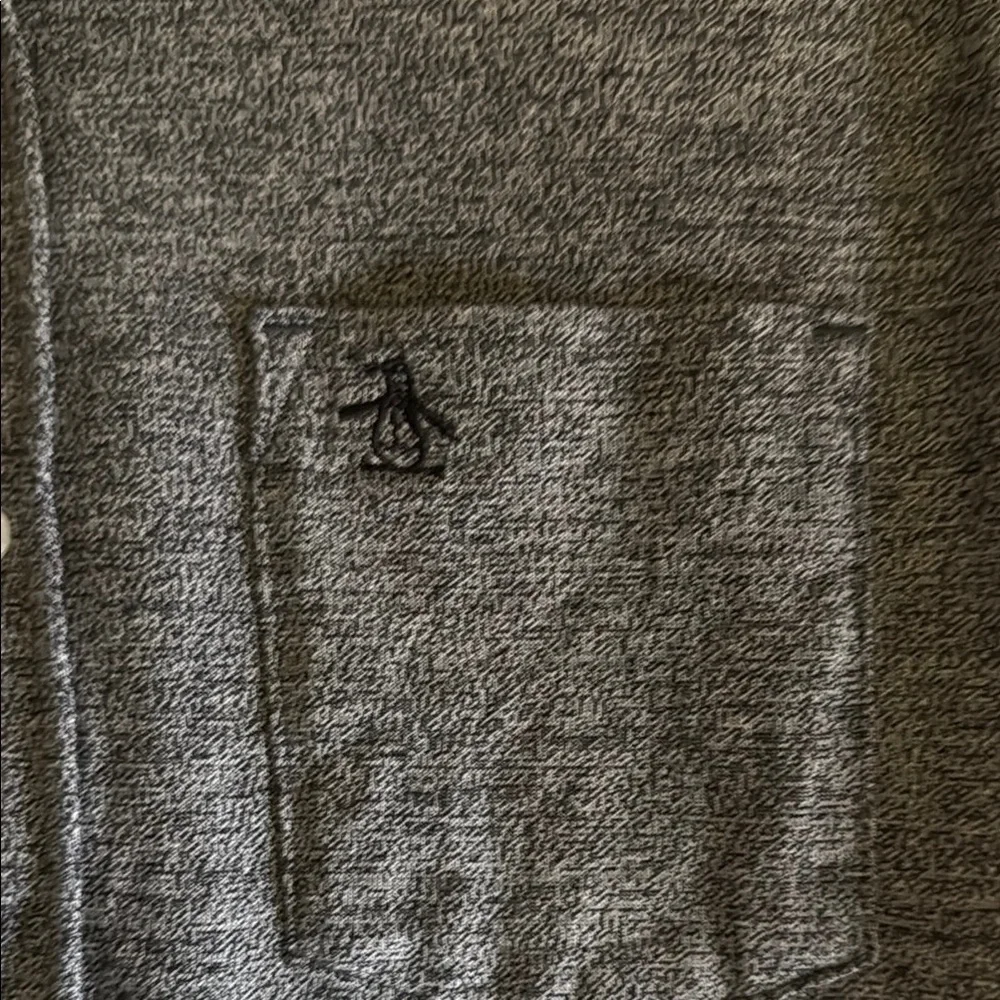 Original Penguin Gray Casual Button Down Shirt - Picture 4 of 4